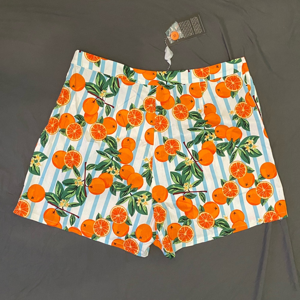 ModCloth X Collectif Oranges shorts 18UK/14US